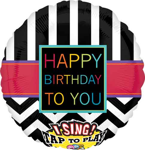 Happy Birthday To You, Singing Balloon, 28"