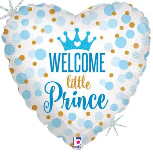 Welcome Little Prince Balloon, 18"