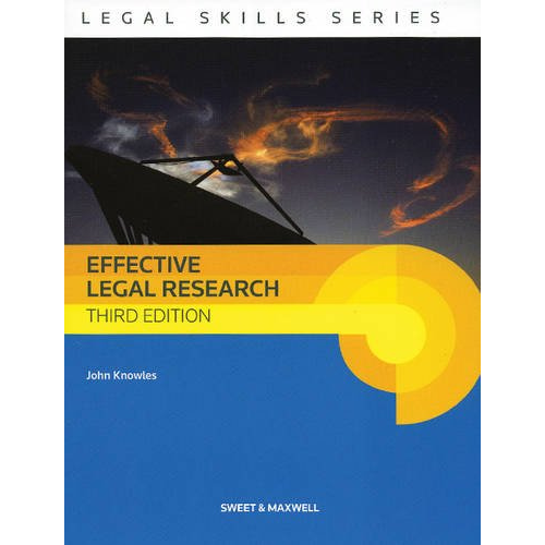 Effective Legal Research, 3rd Edition