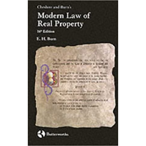 Cheshire and Burn's Modern Law of Real Property, 16th Edition