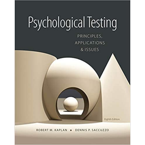 Psychological Testing: Principles, Applications & Issues, 8th Edition