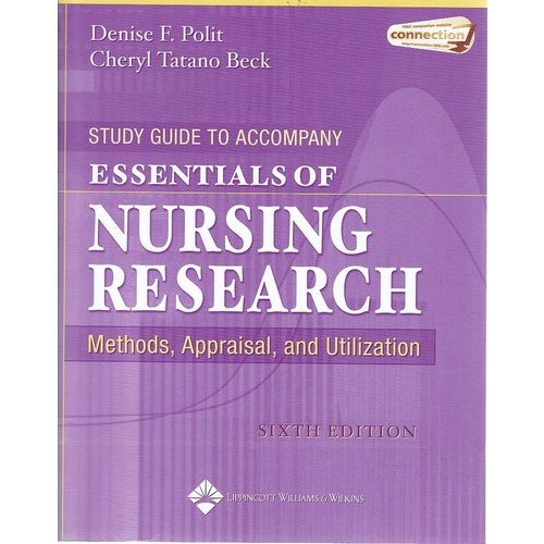 Essentials of Nursing Research: Study Guide