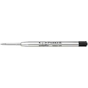 Parker Ballpoint Pen Refill, Black, Medium Point