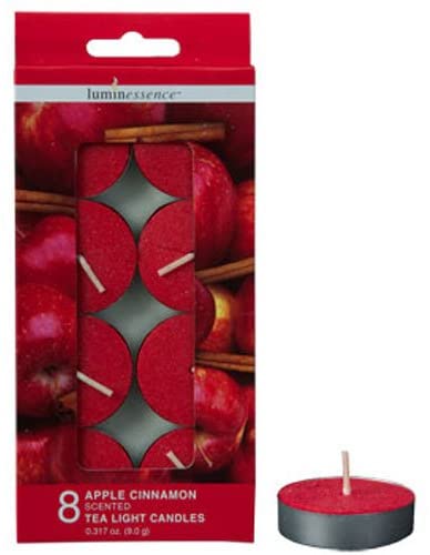 Apple Cinnamon Tea Candles, 8 ct.