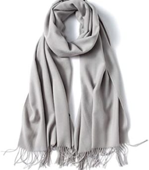 Pashmina Scarf, Light Gray