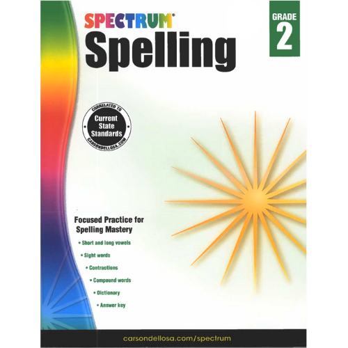 Spectrum Spelling, Grade 2