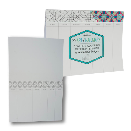 Desktop Weekly Planner, 52 Sheets