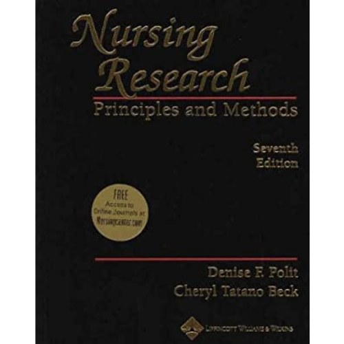 Nursing Research: Principles and Methods