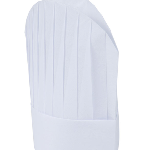 8.5" Oval Chef Toque, White