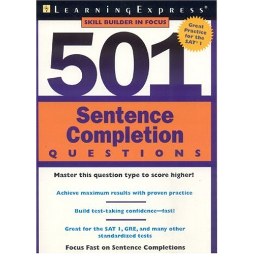 501 Sentence Completion
