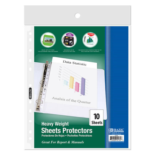 Sheet Protectors, 10ct