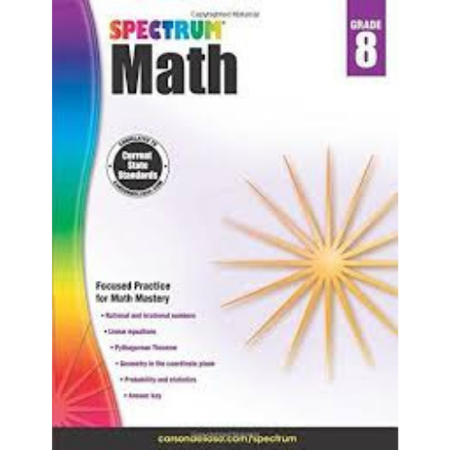 Spectrum Math, Grade 8