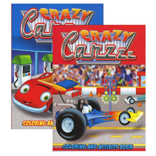 Jumbo Crazy Car Coloring & Activity Book
