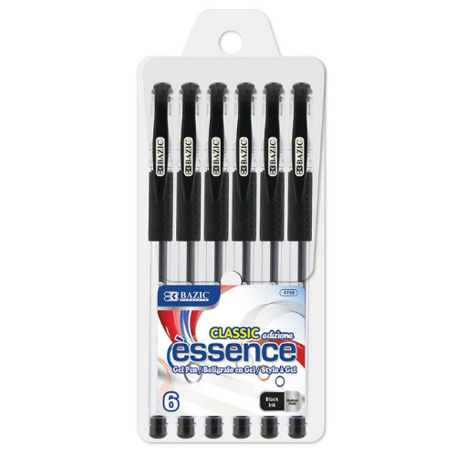 Gel Pens, 6 Pack