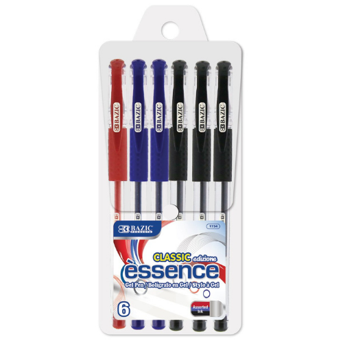 Gel Pens, 6 Pack