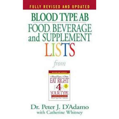 Blood Type AB Food, Beverage and Supplement Lists