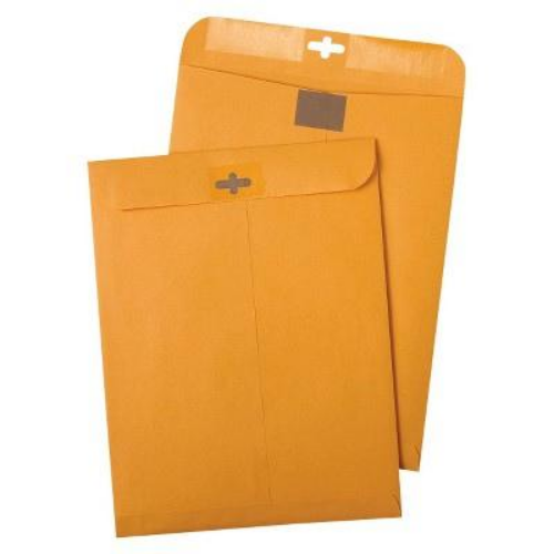 Kraft Clasp Envelopes, 6"x9", 6pk