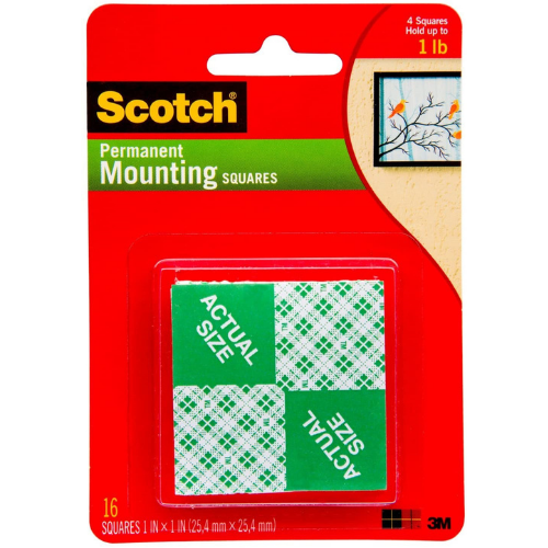 Mount Squares 1"x 1"