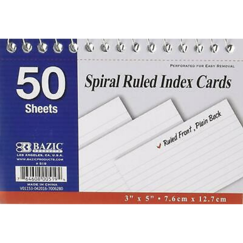 Index Cards