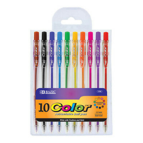 Pen-10 Color Retractable