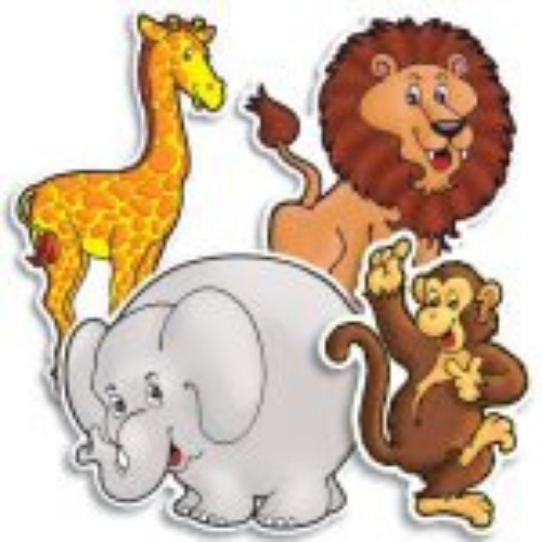 Accent Punch-outs! Zoo Animals