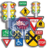 Accent Punch-Outs! Safety Signs