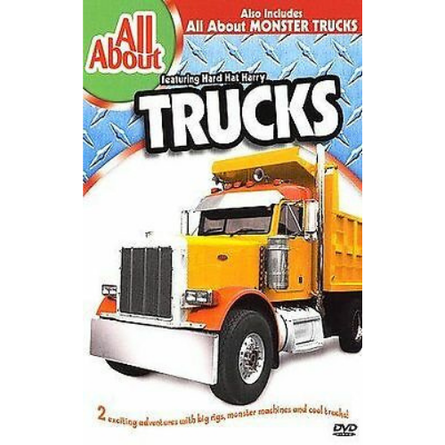 All About- Trucks Monster Trucks(DVD, 2007)