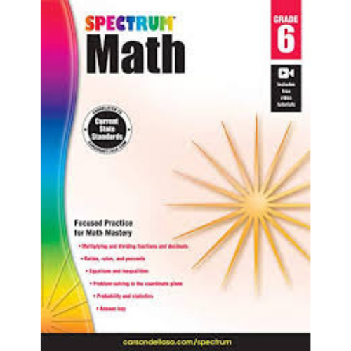 Spectrum Math, Grade 6
