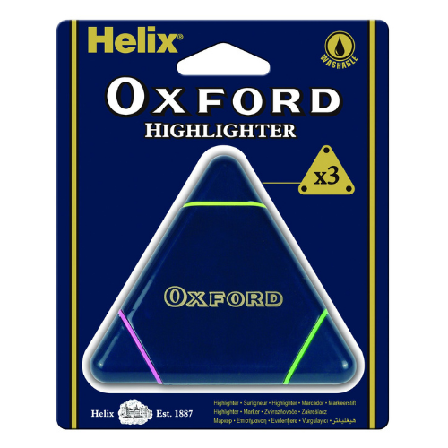 Helix Oxford Tri-Lighter Triple Highlighter