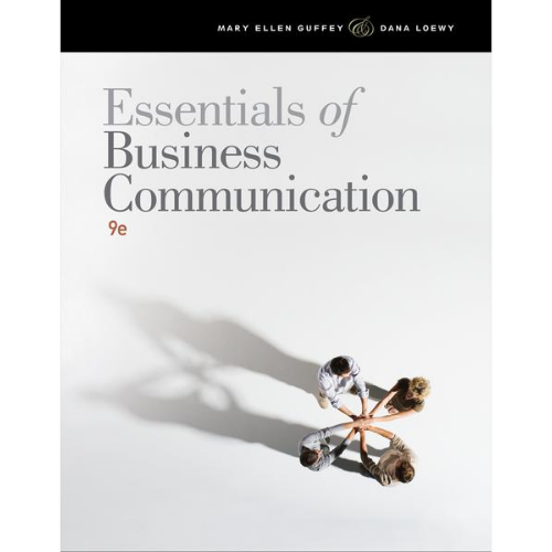 Essentials of Business Communication, 9th Edition
