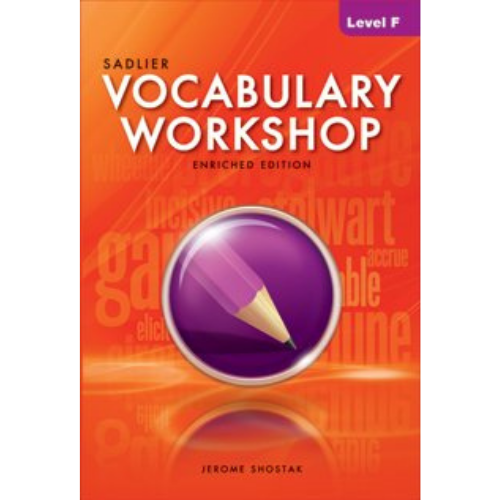 Vocabulary Workshop Student Edition, Level F