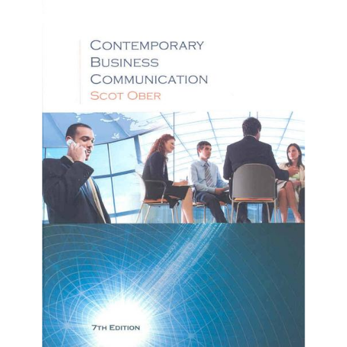 Contemporary Business Communication, 7th Edition