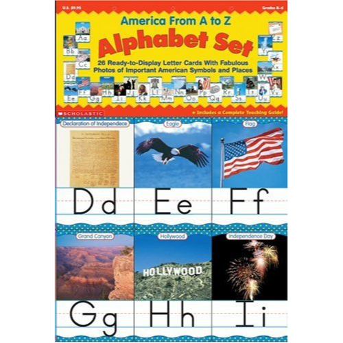 America From A to Z: Alphabet Set