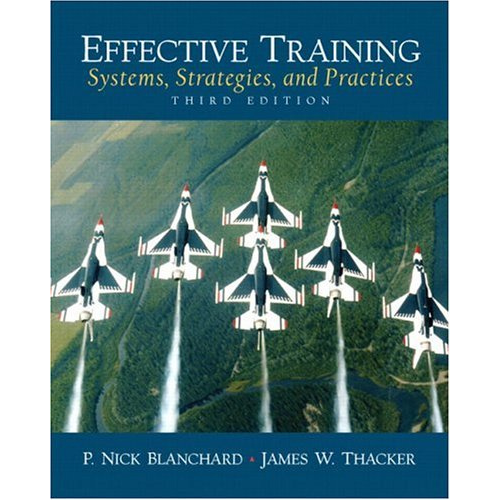 Effective Training: Systems, Strategies and Practices, 3rd Edition