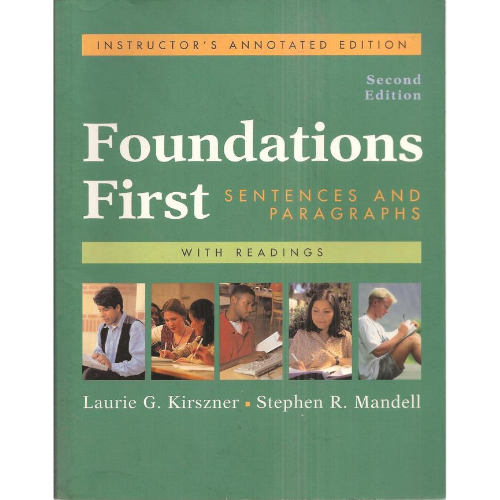 Foundations First: Sentences and Paragraphs, 2nd Edition