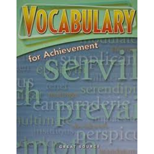 Vocabulary for Achievement 5 C