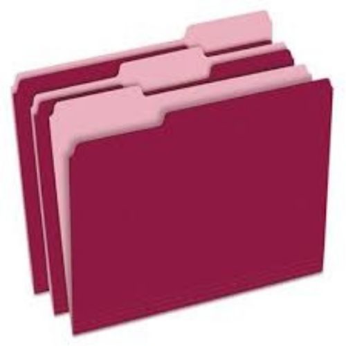 File Folders- Letter