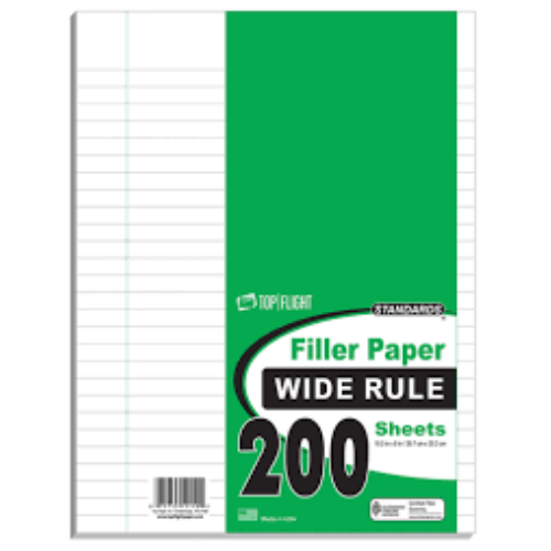 Filler Paper