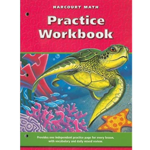 Harcourt Math: Practice Workbook, Grade 4