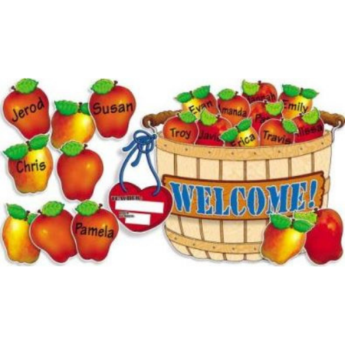 Bulletin Board Giant Apple Basket