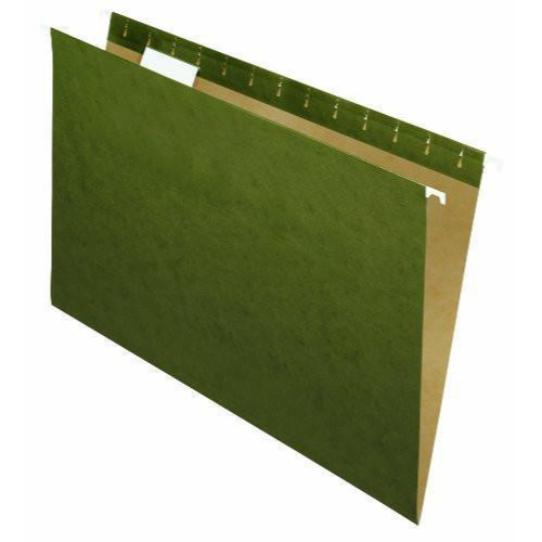 Hanging Folder, Letter Sized, 1/5", Green