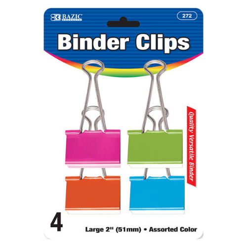Binder Clips- Assorted