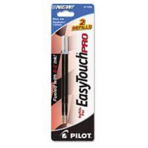 Pilot Pen Refill, Black, Medium, 2 pk