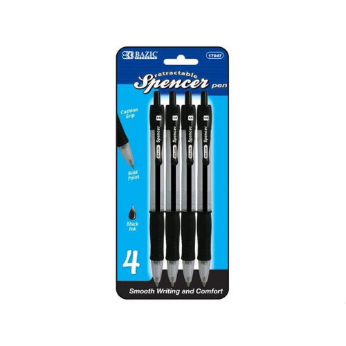 Pen- Spencer Black Retractable