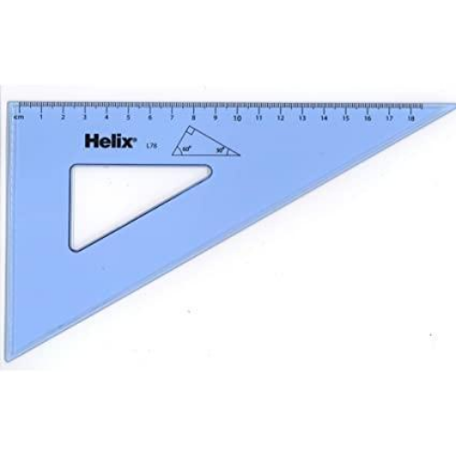 Helix Set Square 21cm, 60 Degrees