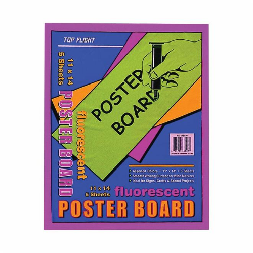 Fluorescent Poster Board, 11"x14"