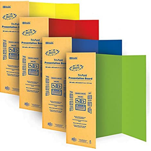 Tri-Fold Assorted Colors