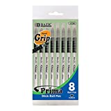 Prima Black Stick Pen w/8pk