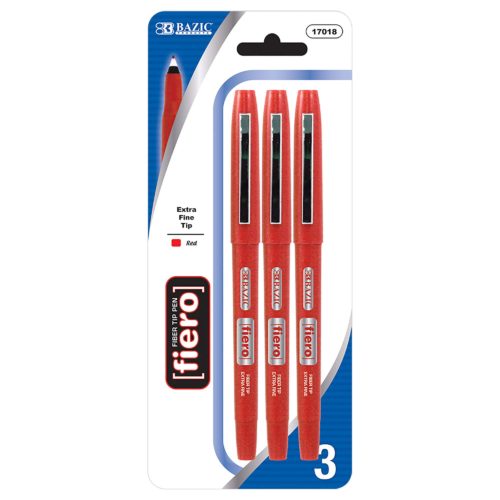 Pen  Red Fiber Tip Fine Fiero