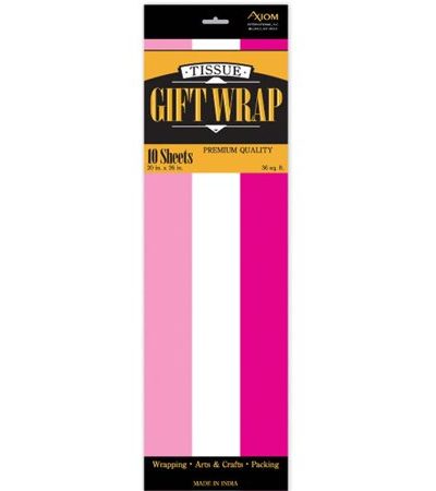 Tissue Paper, Asst., Pink